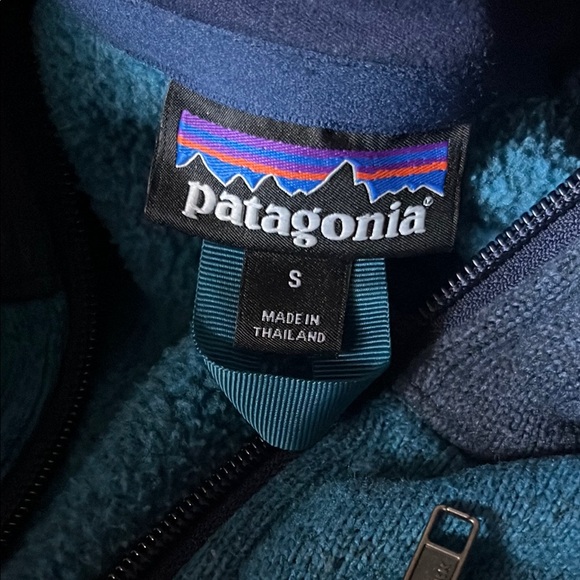 Patagonia Blue Zip Up Sweater - Picture 4 of 4